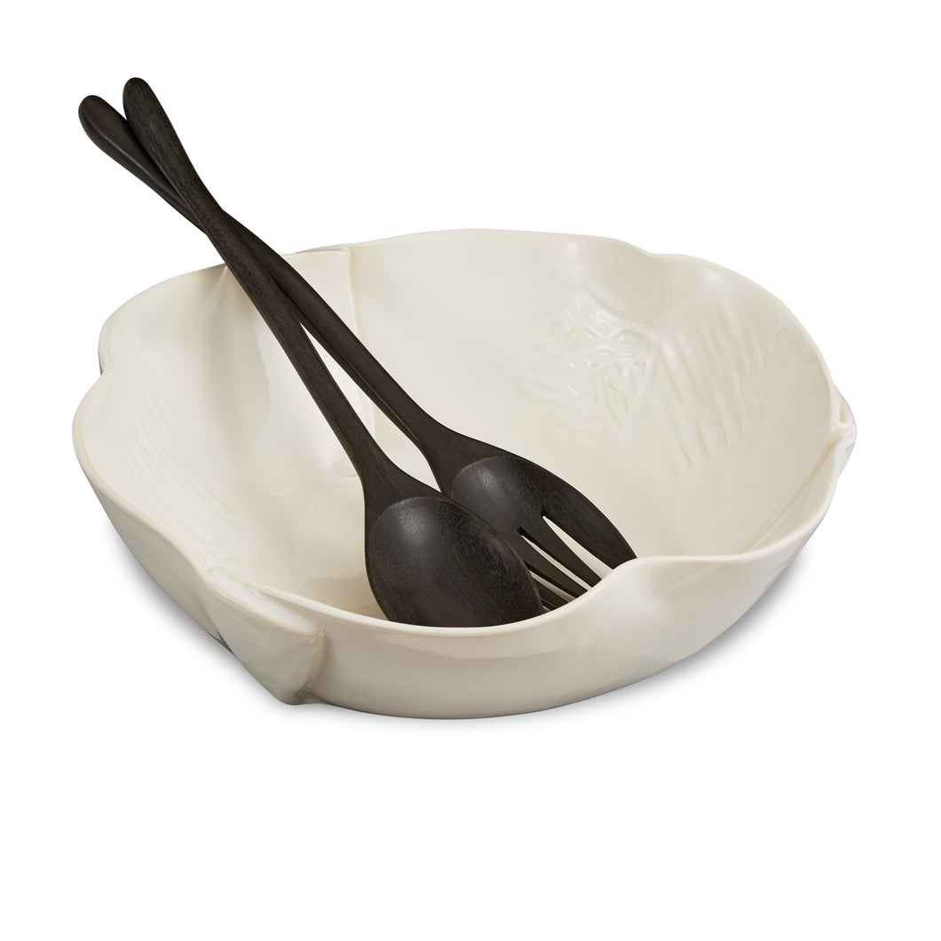 Large Salad Bowl-Simply White