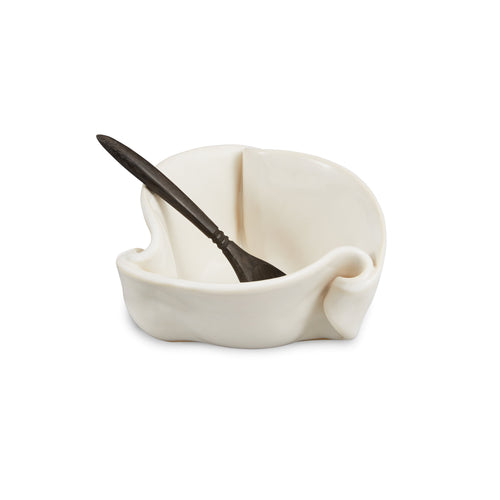 Mustard Pot-Simply White