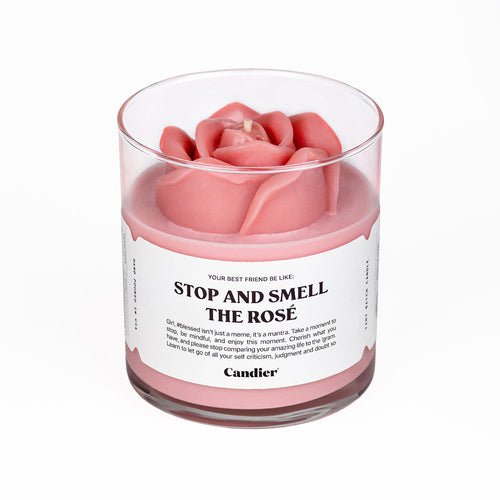 STOP AND SMELL THE ROSE CANDLE