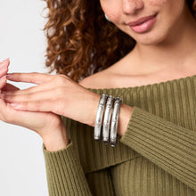 Solara Silver Bangle-Small