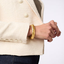 Solara Gold Hinge Bangle