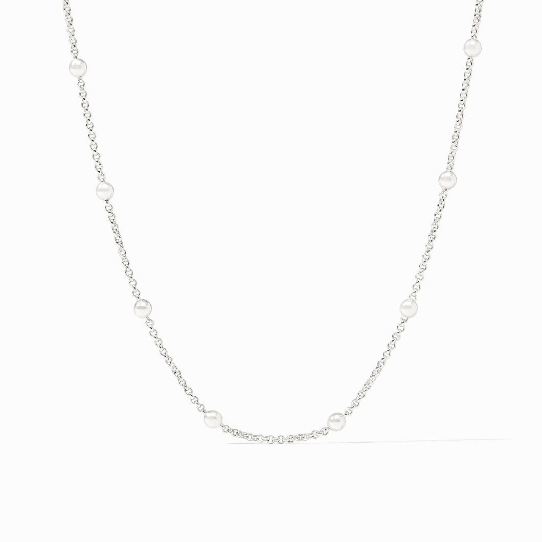 Solara Silver Station Necklace
