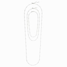 Solara Silver Station Necklace