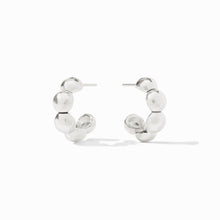 Solara Nova Silver Hoop-Small
