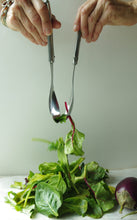 Laguiole Platine Stainless Steel Salad Serving Set in Wooden Box