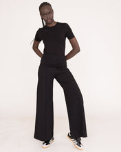 Ponte Knit Standard Wide Leg Pant