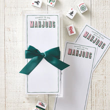 Things To Do Before Mahjong Acrylic Notepad
