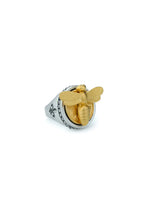 Austrian Crystal Silver Signet Ring