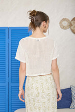 Crochet Button Short Sleeve Cardigan