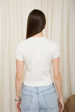 Scalloped Short Sleeve Button Down Cardigan