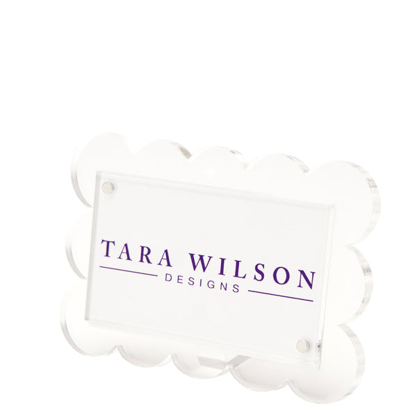 Scallop Place Card Holder