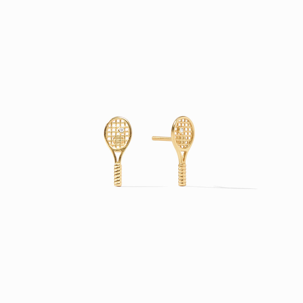 Tennis Racquet CZ Stud