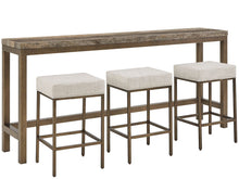 Montclair Brindle Console with Stools
