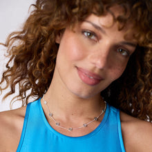 Valencia Silver Delicate Station Necklace