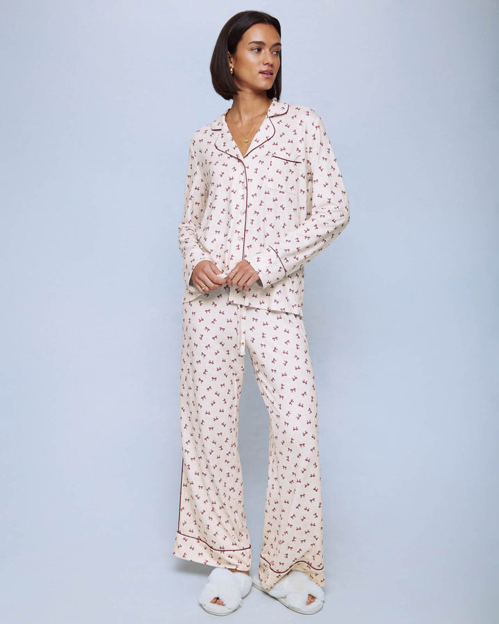Bow Flora Pajama Set