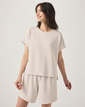 Waffle Scuba Short Sleeve Sweatshirt