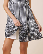 Gigi Gingham Mini Tier Dress