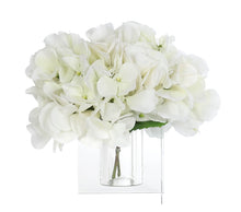 White Hydrangea 8"
