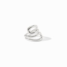 Wave Silver Wrap Ring