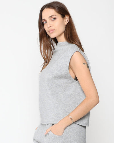 Scuba Cowl Neck Top