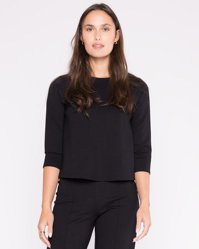 Ponte Knit 3/4 Sleeve Top