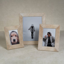 Corviglia Hair On Hide 5x7 Tan Leather Frame