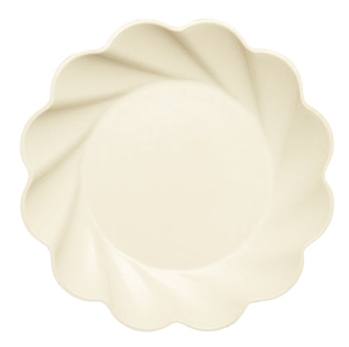 Eco Cream Dinner Plate 8pk