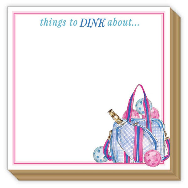 Preppy Pickleball Mini Luxe Notepad