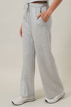 High Waist Drawstring Wide Leg Pant