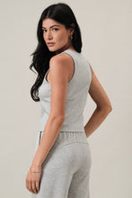 Round Neck Sleeveless Racer Back Top