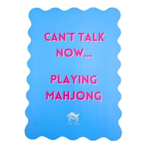 Mahjong Shuffle Card-Can't Talk