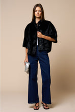 Fur Cape Sleeve Jacket