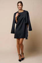 Beaded Detail Satin Sleeveless Dress