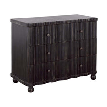 Black Three Drawer Chest