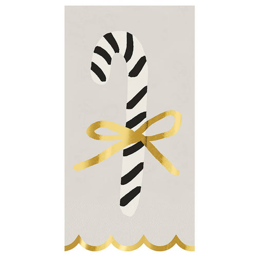Candy Cane Guest Napkin Ceramic Tray