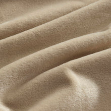 Tan Faux Fur Velvet Throw 50x60