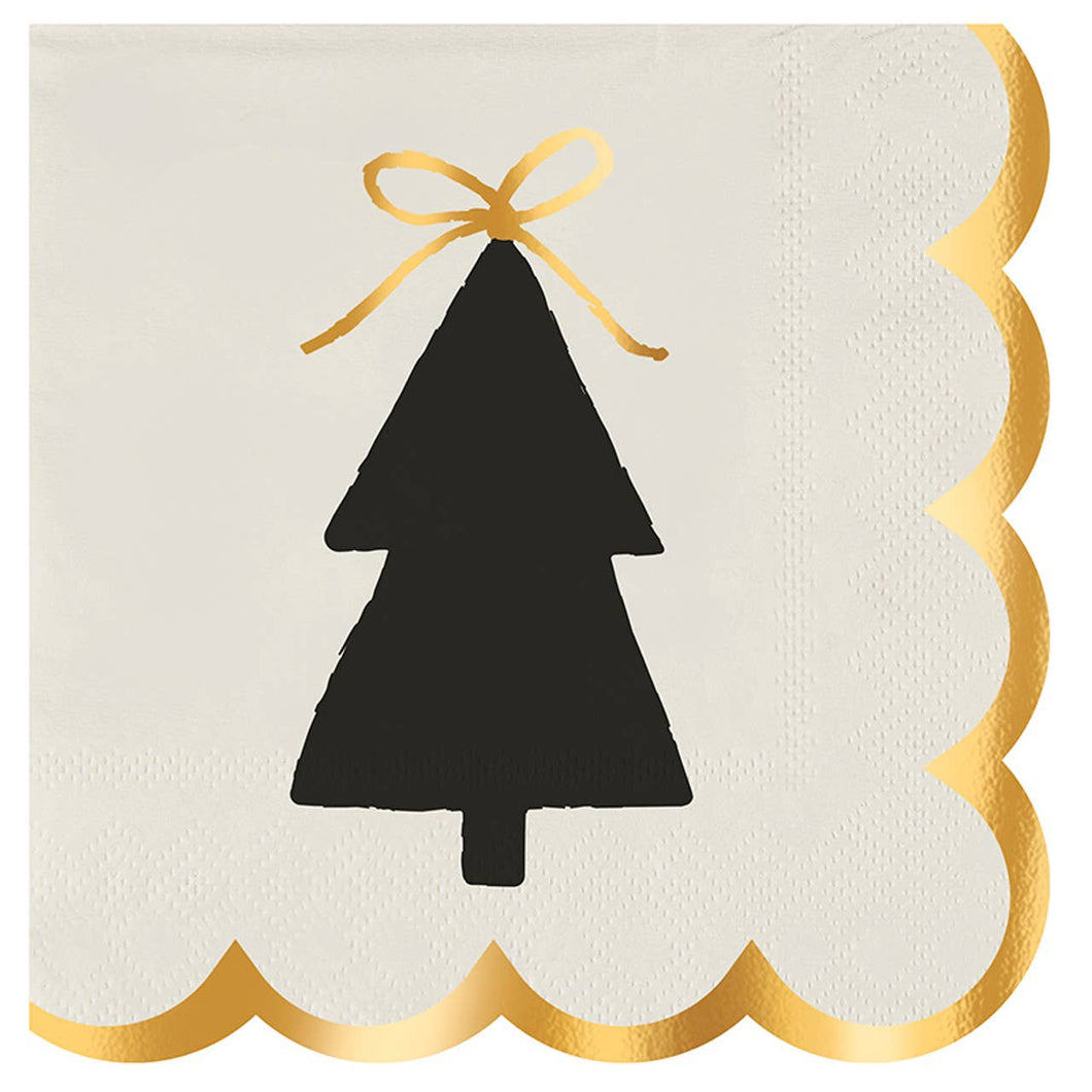 Bow Tree Napkin Ceramic Tray
