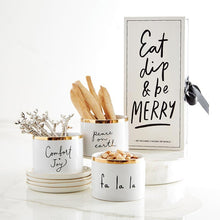 Eat, Dip and Be Merry Dip Bowl Book Box