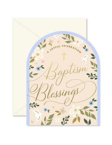 Baptism Blessings Card