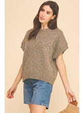 Cap Sleeve Knit Sweater