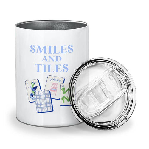Smiles and Tiles Mahjong Tumbler