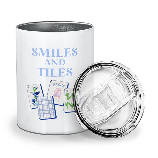 Smiles and Tiles Mahjong Tumbler