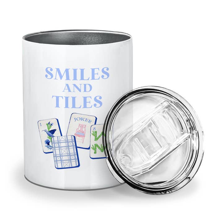 Smiles and Tiles Mahjong Tumbler