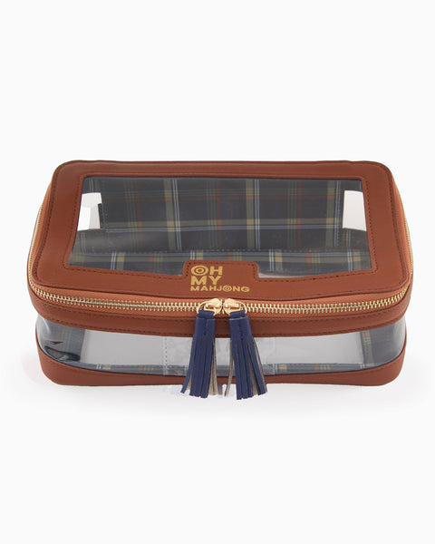 Cognac Tile Storage Bag