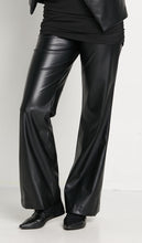 VEGAN LEATHER BELL BOTTOM PANT