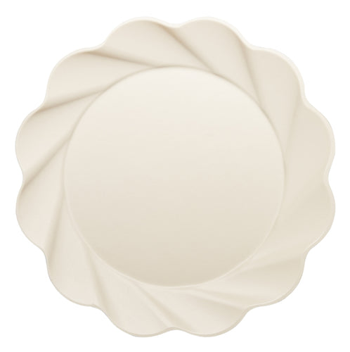 ECO EXTRA LARGE DINNER PLATE  8PK-CREAM