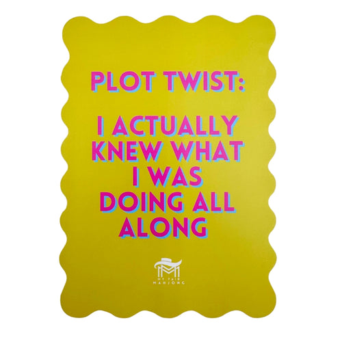 Mahjong Shuffle Card-Plot Twist