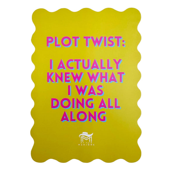 Mahjong Shuffle Card-Plot Twist