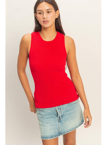 Ribbed Knit Tank Top