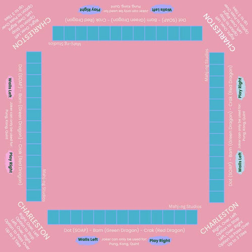 Pink Blush Mahjong Mat